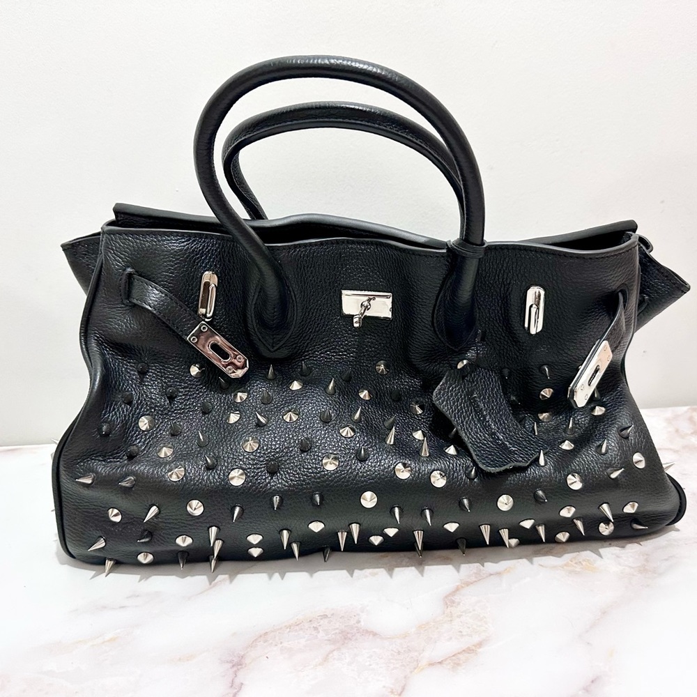 BNWOT Melrose Glam Birkin style bag
